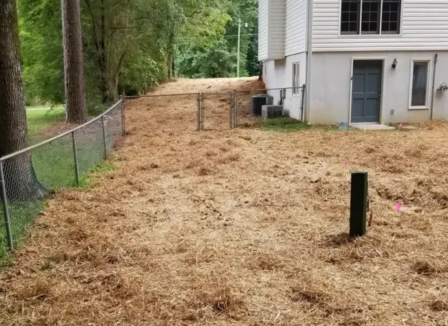 Land grading project