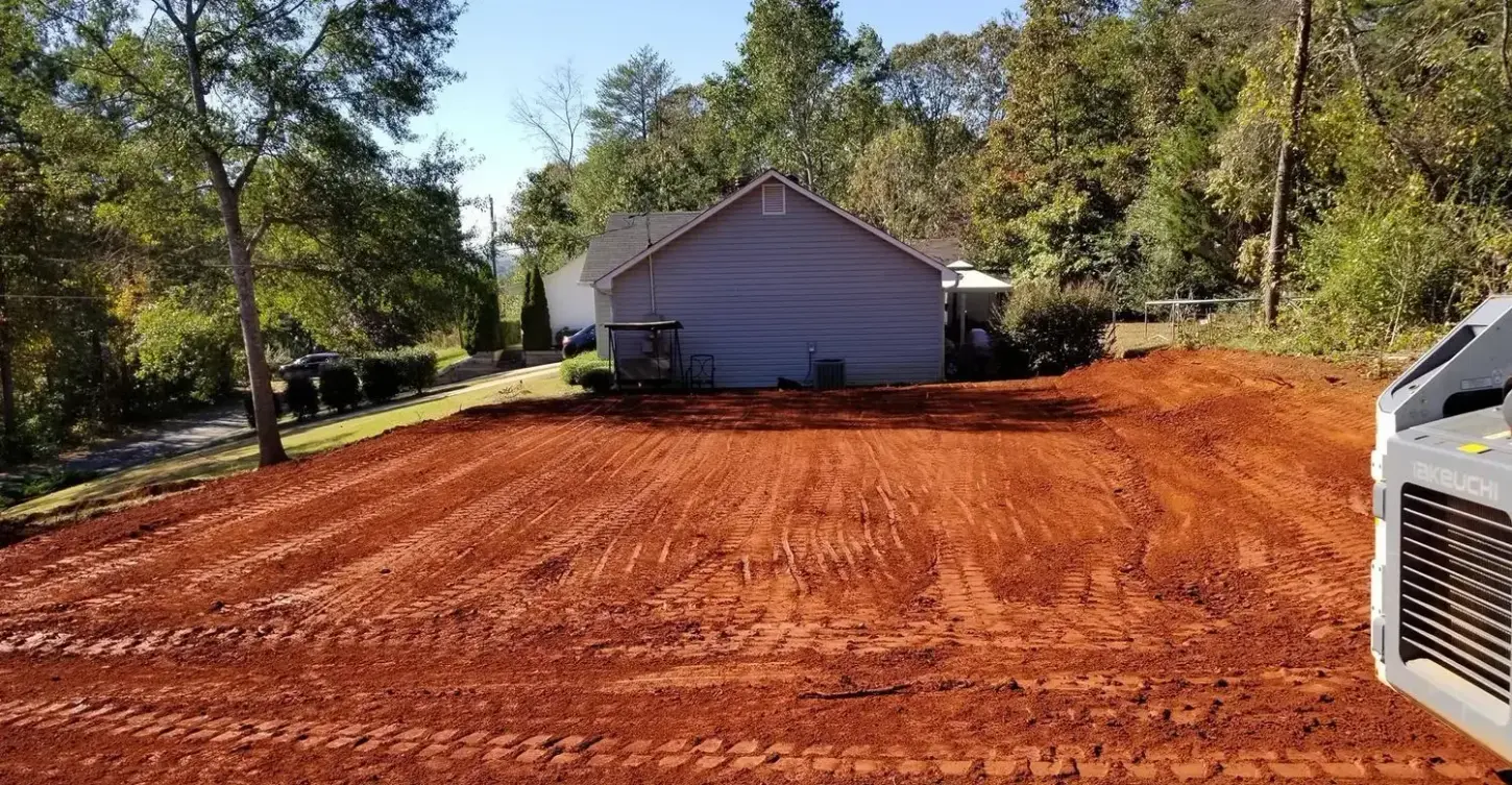 Land grading services North Georgia