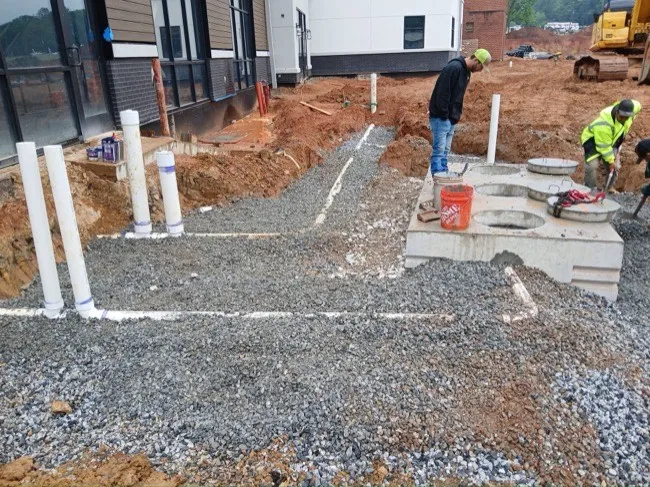 Sewer installation