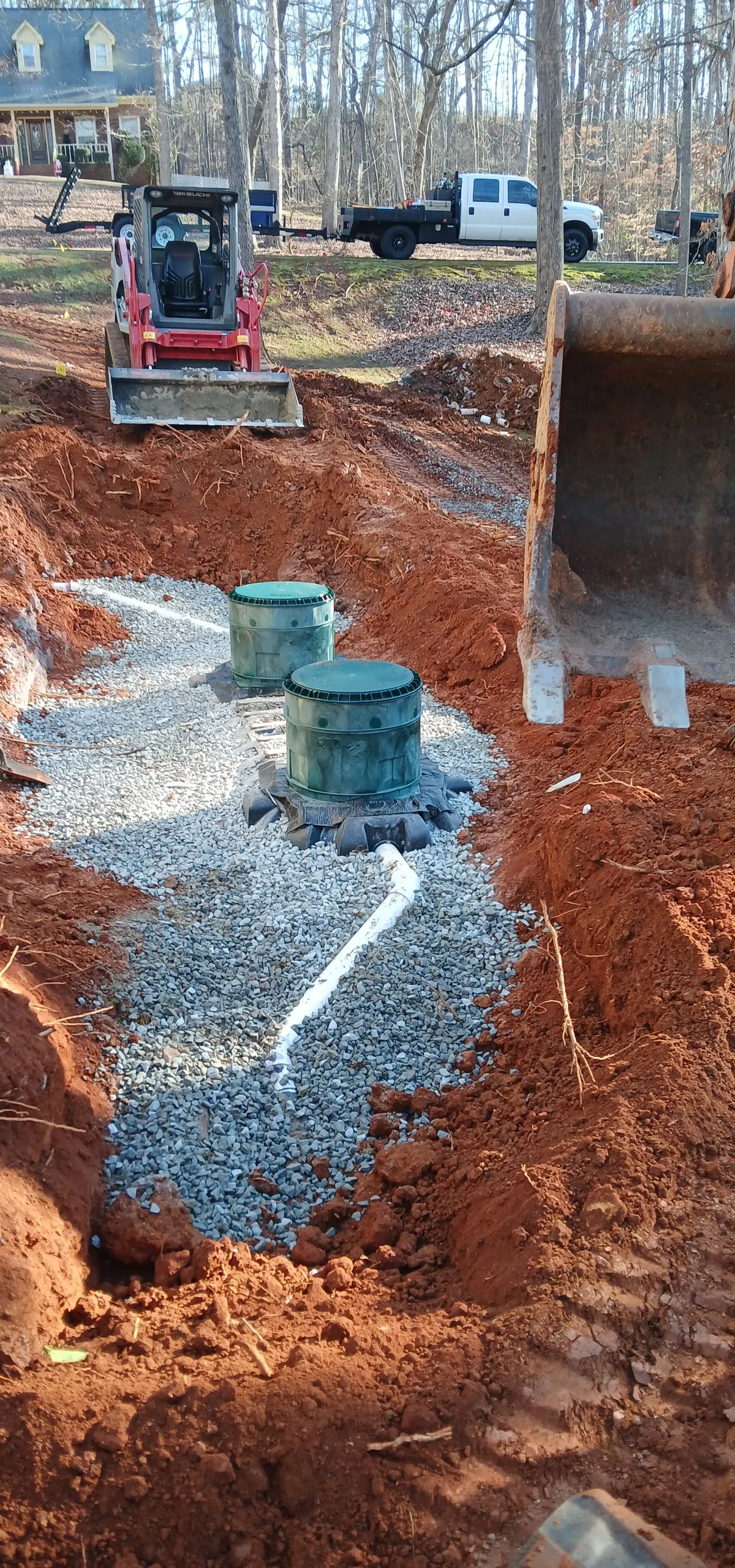 Excavation in progress North Georgia