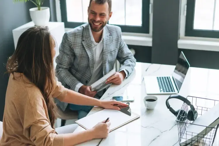 CPA consulting with a business owner