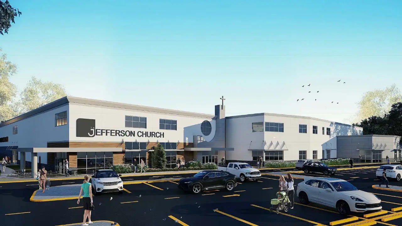 Jefferson Church exterior, the venue for the MPACT Men's Conference