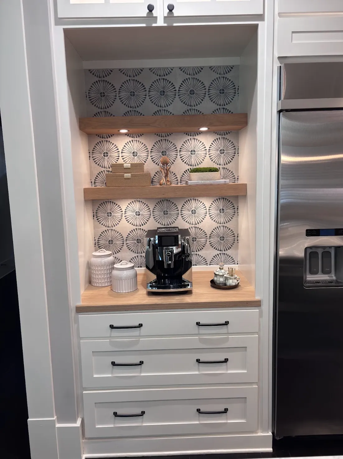 Custom coffee & appliance storage
