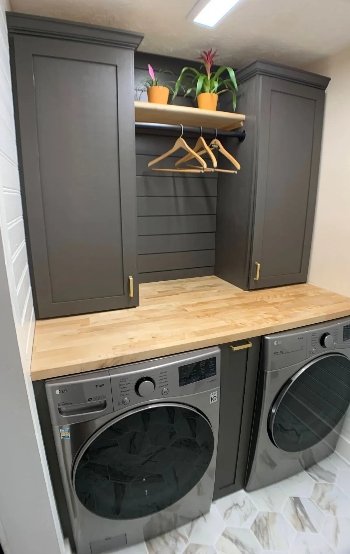 Related cabinetry: laundry storage