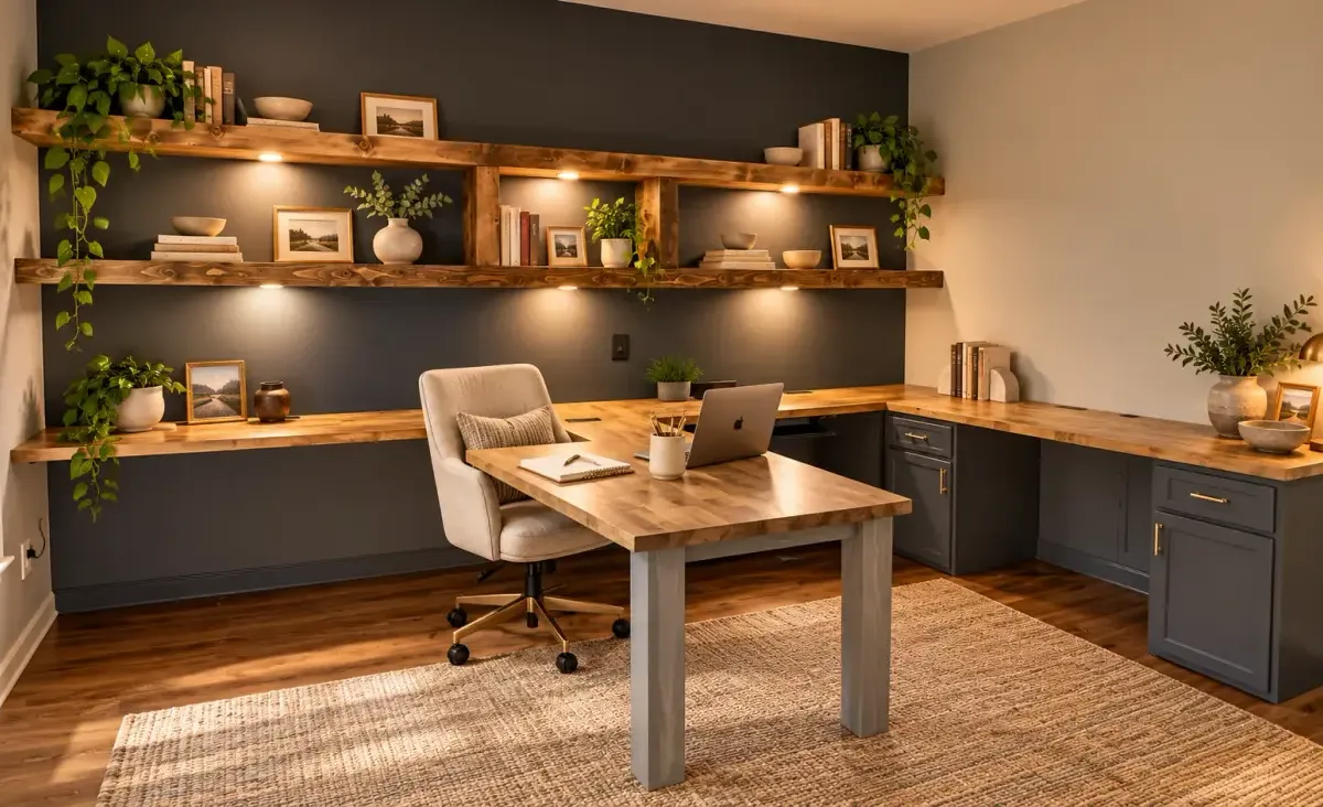 Custom Cabinets & Built-ins, digitally styled project